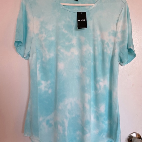 Torrid Soft Short Sleeve Cloud Top - Size 00 (M) - Picture 4 of 13